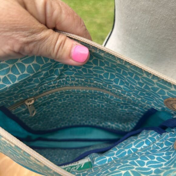 Fossil Stylish Blue and Teal Women's Bag - Picture 8 of 8